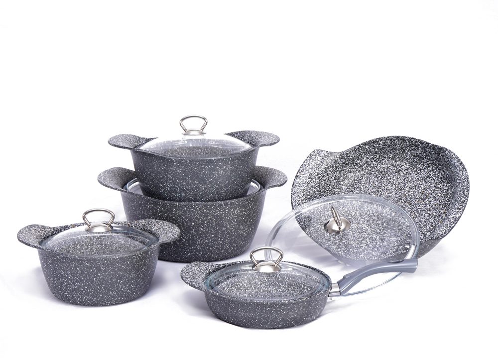 سرویس ده پارچه دلفینو هارد طوسی