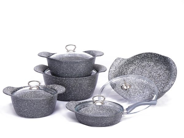 سرویس ده پارچه دلفینو هارد طوسی