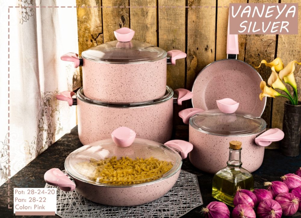 سرویس قابلمه 9 پارچه وانیا سیلور